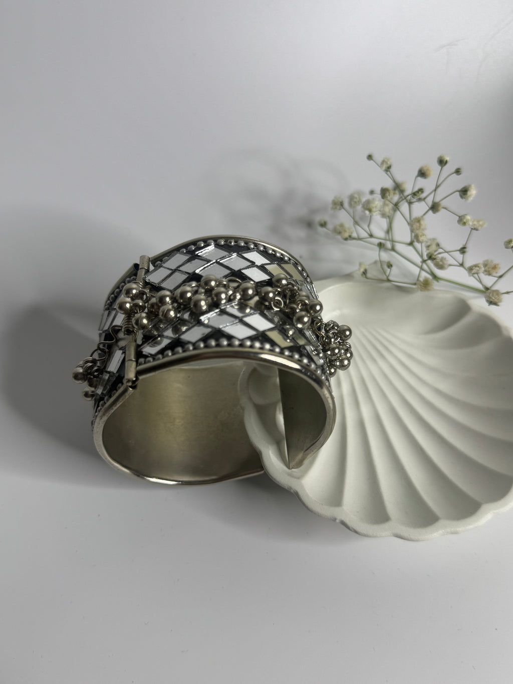 Mirror Grid Oxidised Bracelet