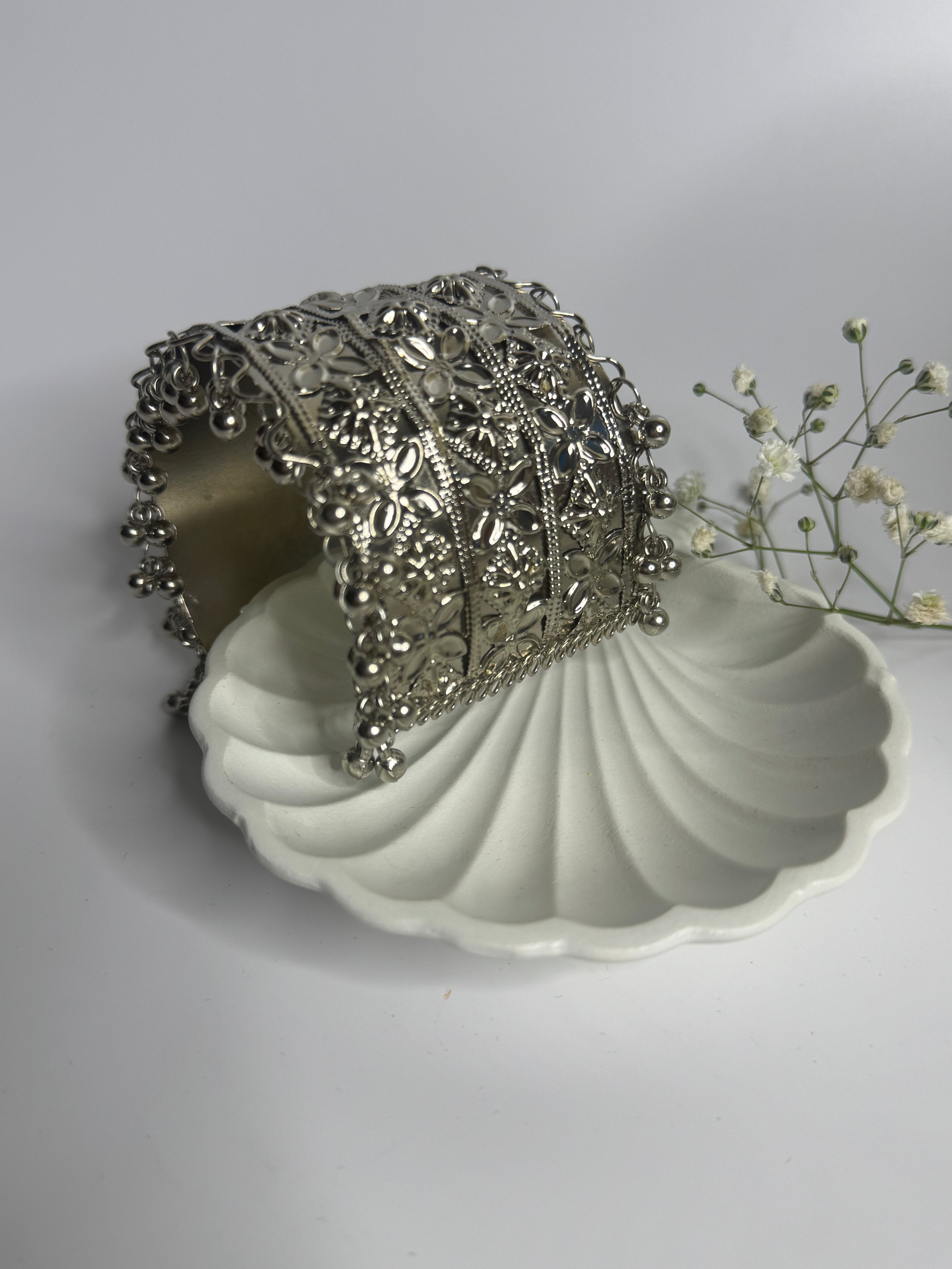 Embossed Panel Oxidised Bracelet