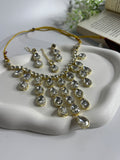 Crystal Drop Necklace Set