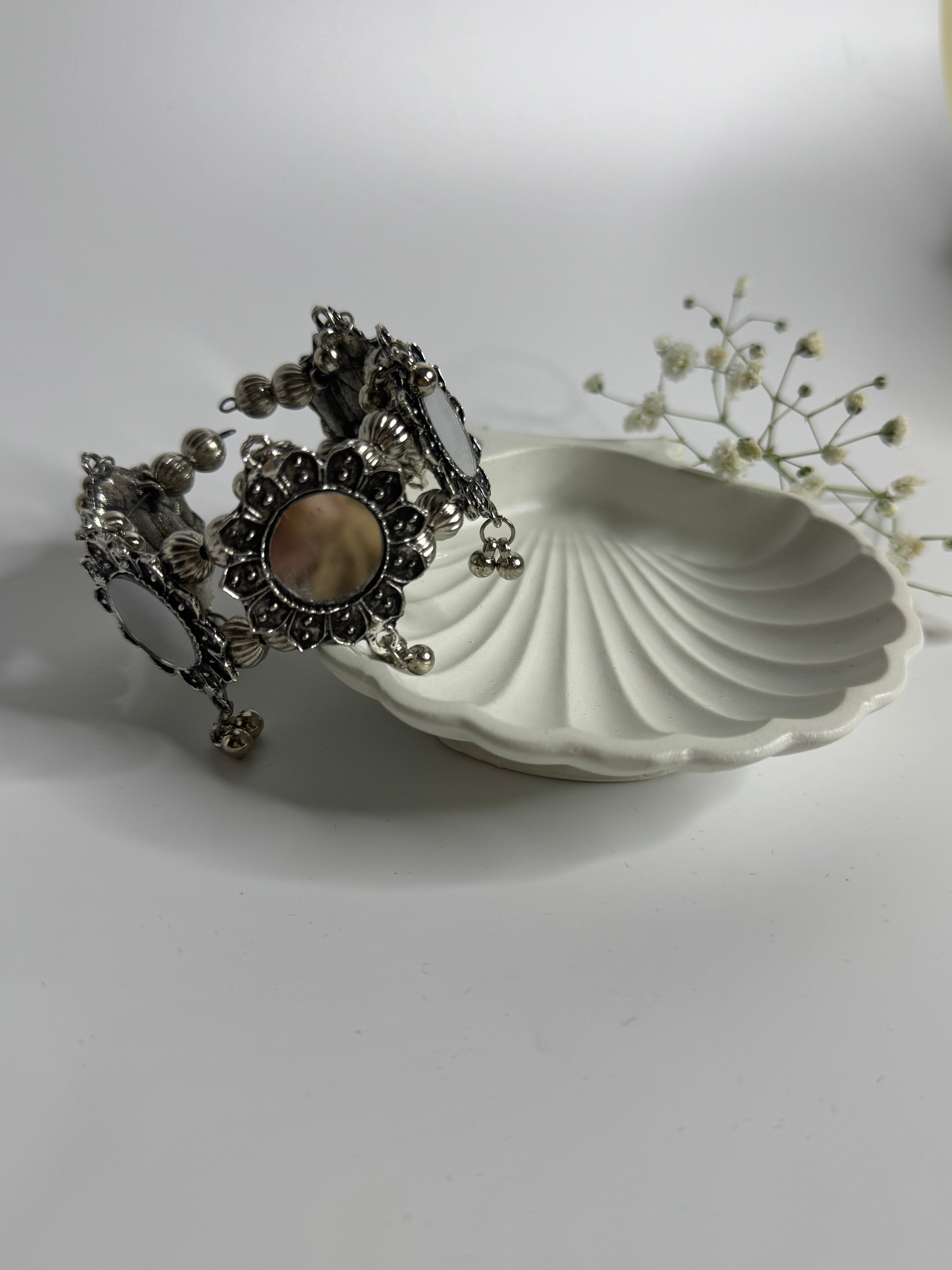 Round Oxidised Bracelet