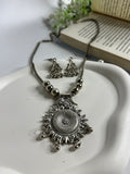 Vintage Oxidised Necklace Set