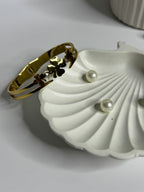 Floral Cutwork Anti-Tarnish Bracelet
