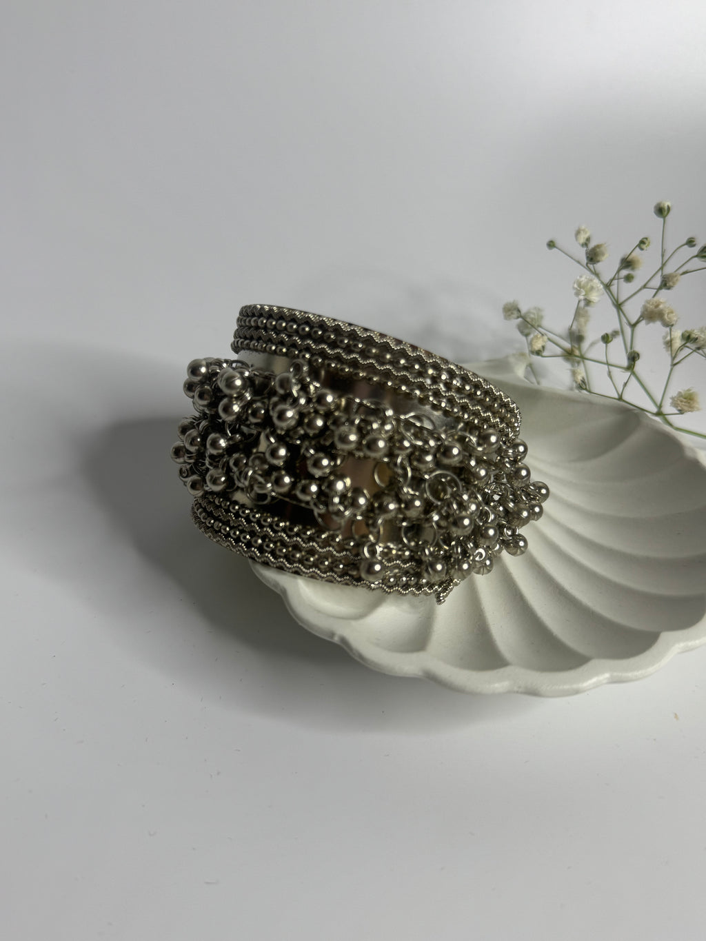 Multi-Layer Bead Oxidised Bracelet