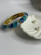 Azure Inlay Anti-Tarnish Bracelet