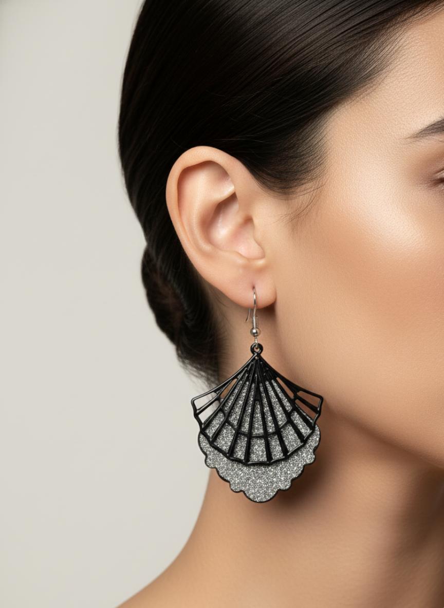 Heritage Fan Drop Earrings