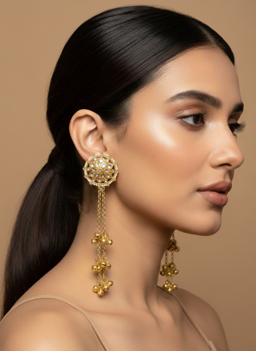 Kashmiri Chain Jhumki Drops