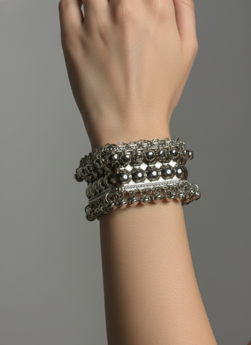 Beaded Oxidised Bracelet