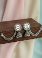 Maharani Stone Bahubali Jhumki