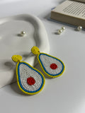 Handmade Pear-Shaped Drop Earring