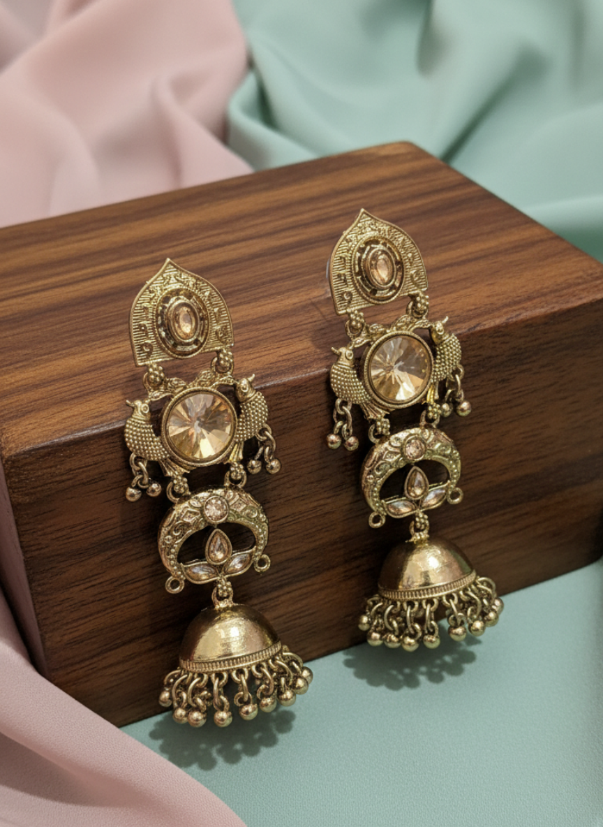 Ethnic Statement Jhumki Earrings