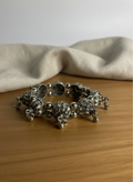 Jhumki Accent Oxidised Bracelet Silver