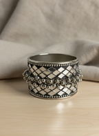 Mirror Grid Oxidised Bracelet