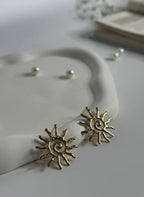 Solar Spiral Earrings