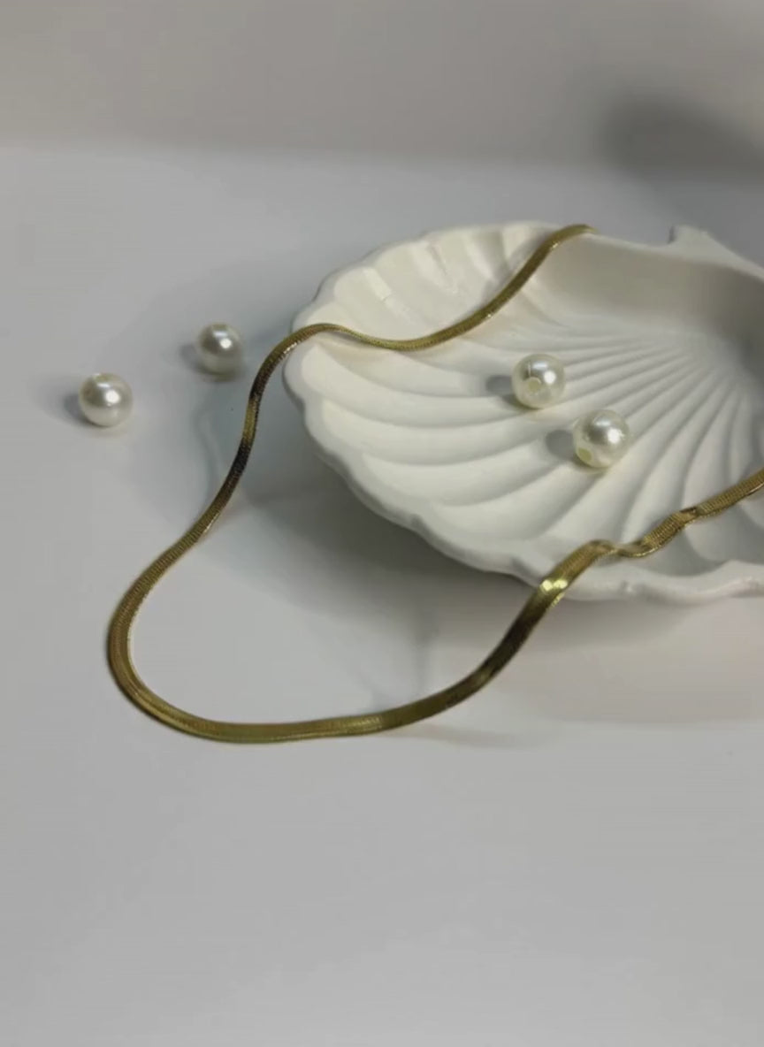 Classic Gold Snake Chain Necklace