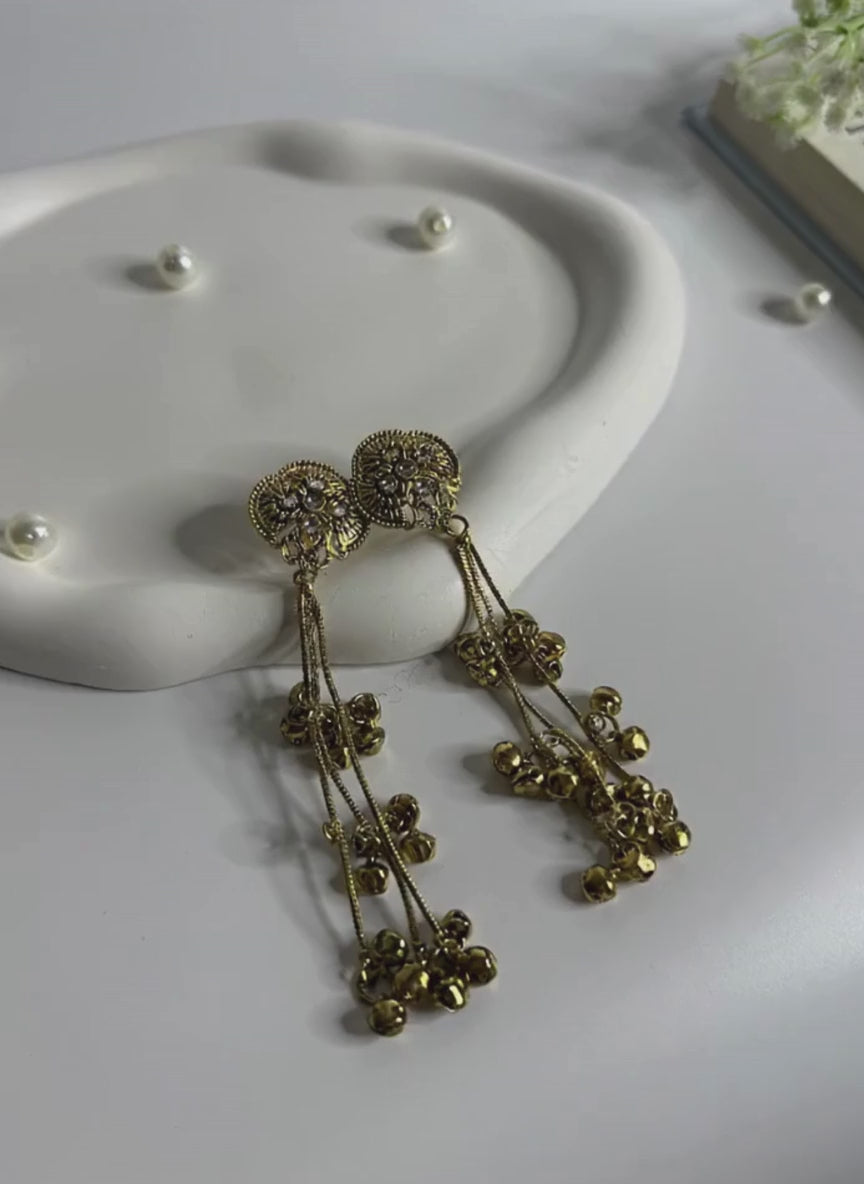 Kashmiri Long Jhumki Earrings