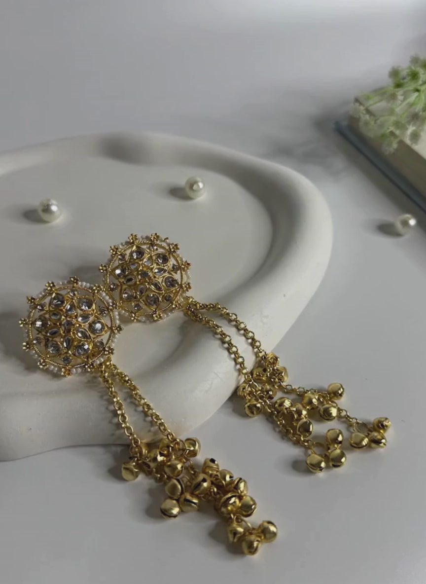 Kashmiri Chain Jhumki Drops