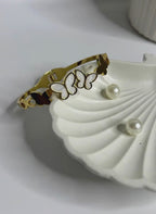 Butterfly Inlay Anti-Tarnish Bracelet